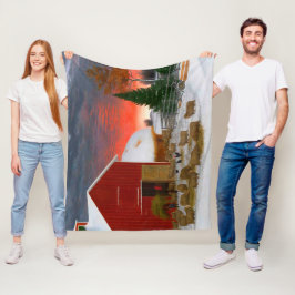 Cobertor De Velo Fazenda Vida Quintal no Inverno Horatio Shaw 1885