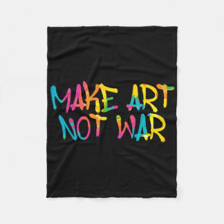 Cobertor De Velo Fazer Arte Não Guerra Desenho De Arte Da Rua Spray
