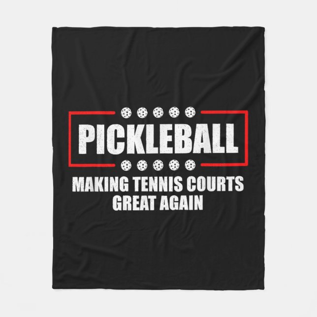 Cobertor De Velo Fazer De Pickleball Ennis Courts Excelente Novamen (Frente)