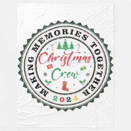 Cobertor De Velo Fazer Memórias Juntas Da Tripulação De Natal Da Fa