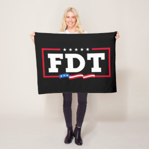 Cobertor De Velo FDT Funny Anti-Trump No-Trump