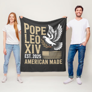 Cobertor De Velo Fé Cristã da Igreja Católica do Papa Leão American