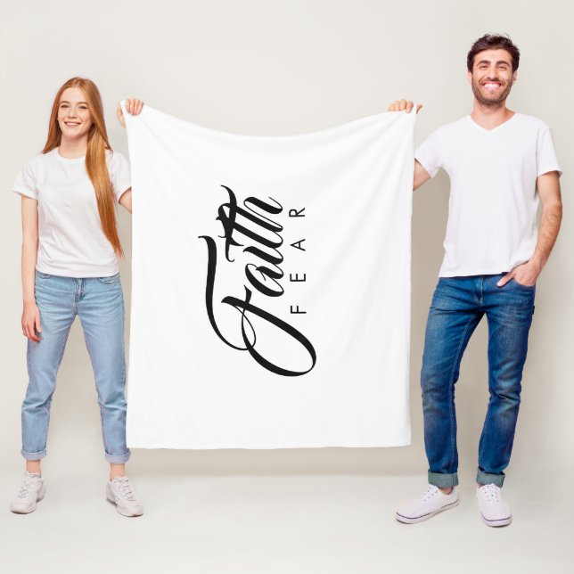 Cobertor De Velo Fé sobre o Medo Branco (In Situ)