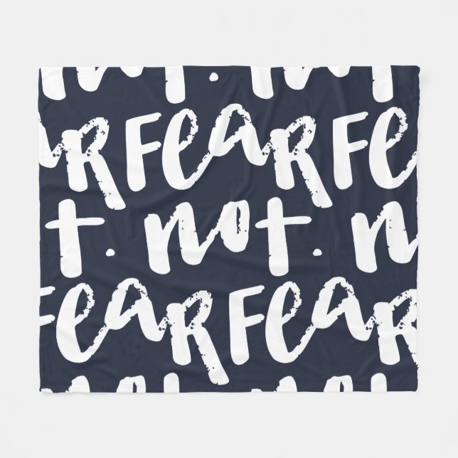 Cobertor De Velo Fear not (Frente (Horizontal))