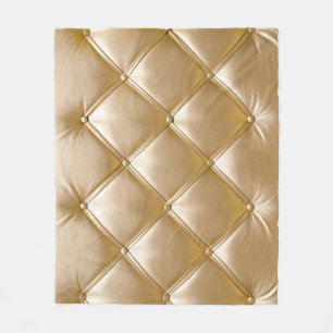 Cobertor De Velo Fechamento do Estudo de Couro do ouro