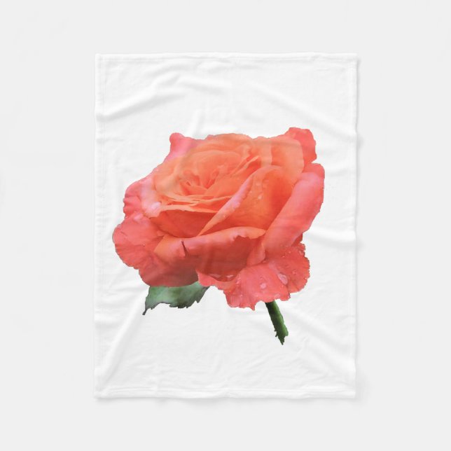 Cobertor De Velo Feche acima da foto do solteiro aumentou (Frente)