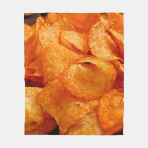 Cobertor De Velo Feche as suculentas, crocantes, batatas fritas na