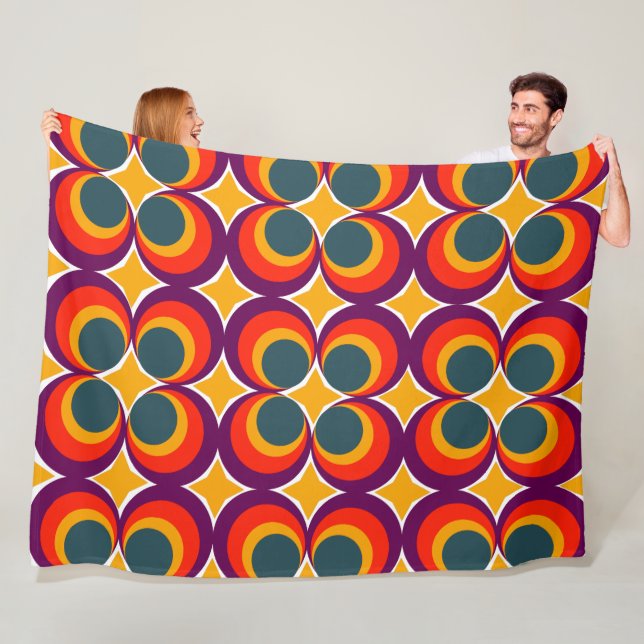 Cobertor De Velo Fechos de Retro Fleece Blanket (In Situ)