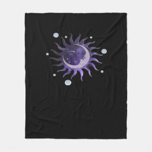 Cobertor De Velo Feiticeira Gótica Sun E Moon