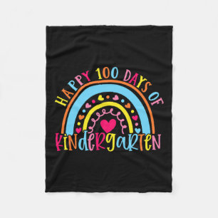 Cobertor De Velo Feliz 100 Dias De Jardim De Infância 100 Dias De E