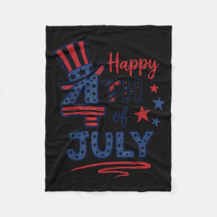 Cobertor De Velo Feliz 4 de julho Bandeira Patriótica Americana 4 d