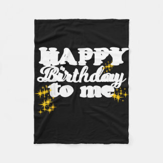 Cobertor De Velo Feliz Aniversário Para Mim