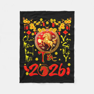Cobertor De Velo Feliz Ano Novo Tet 2026 Ano Novo Lunar Vietnamita