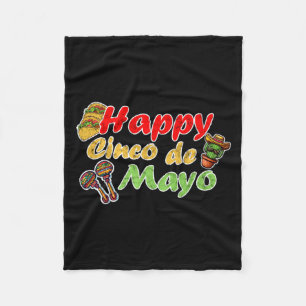 Cobertor De Velo Feliz cinco de maio divertida celebração no México