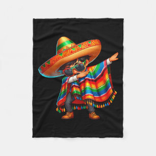 Cobertor De Velo Feliz cinco de mayo dançando menino homem mexicano
