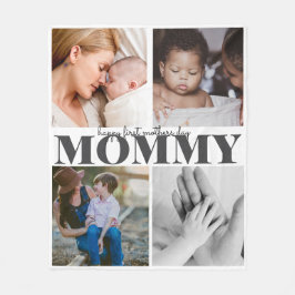 Cobertor De Velo feliz colagem de fotos fofinhas do primeiro dia de