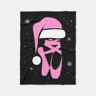 Cobertor De Velo Feliz Dancemas Santa Hat Engraçado Natal Mulher de