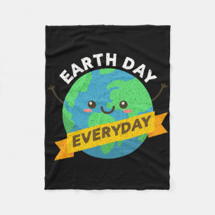 Cobertor De Velo Feliz Dia da Terra Todos Os Dias Reciclar Ciência