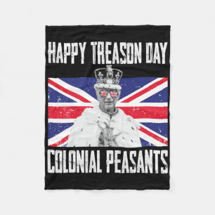Cobertor De Velo Feliz Dia da Traição Rei Charles Iii Britânico Eng