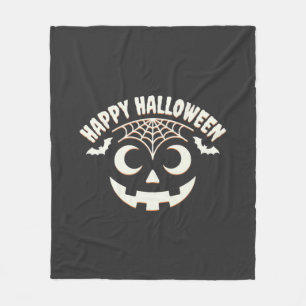 Cobertor De Velo Feliz Dia das Bruxas Desenho de Rosto de Jack-O-La