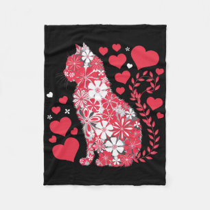 Cobertor De Velo Feliz Dia de Meowentines Garotas Divertidas Gato D