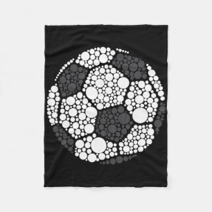 Cobertor De Velo Feliz Dia dos Pontos 2025 Futebol de Bolinhas Ll A