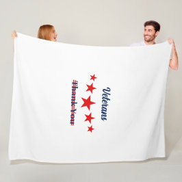 Cobertor De Velo Feliz Dia dos Veteranos