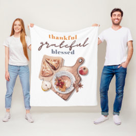Cobertor De Velo Feliz Feliz Abençoado Boho Ação de Graças
