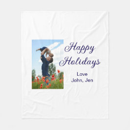 Cobertor De Velo Feliz feriado pai filho presentes de Natal