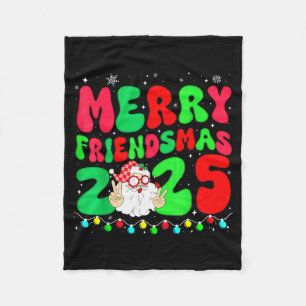 Cobertor De Velo Feliz Friendsmas 2025 Natal Amigos Combinando P