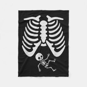 Cobertor De Velo Feliz Halloween Grávida Bebê Skeleton Spookies Sea