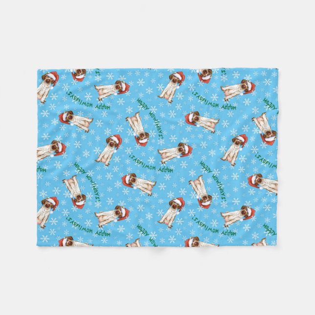 Cobertor De Velo Feliz Howlidays GWP Fleece Blanket (Frente (Horizontal))