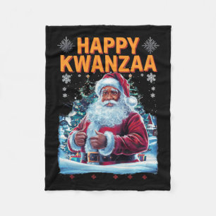 Cobertor De Velo Feliz Kwanzaa Feliz Natal Africano Hoi