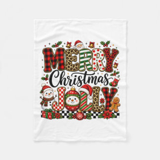 Cobertor De Velo Feliz Natal Alegre