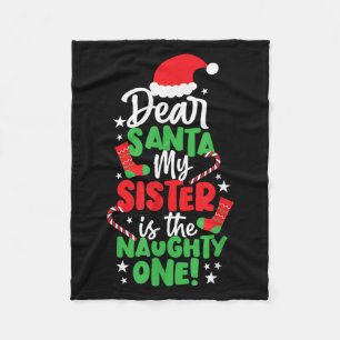 Cobertor De Velo Feliz Natal Caros Papais noeis Minha Irmã O Malvad