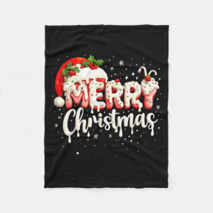 Cobertor De Velo Feliz Natal Chapéu do Papai Noel Xmas Família Pija
