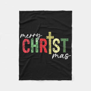 Cobertor De Velo Feliz Natal Cristão Jesus Cruz Fé Religi