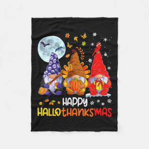 Cobertor De Velo Feliz Natal de Ação de Graças de Halloween HalloOb