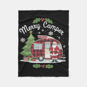 Cobertor De Velo Feliz Natal de Camping Santa Caminhão Família