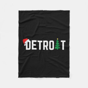 Cobertor De Velo Feliz Natal Detroit Felizes Festas Michigan Sa