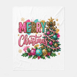 Cobertor De Velo Feliz Natal Elegante