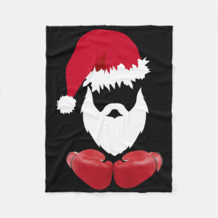 Cobertor De Velo Feliz Natal Papai Noel Boxing Uni