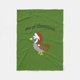 Cobertor De Velo Feliz Natal! Papais noeis Quail