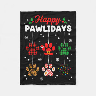 Cobertor De Velo Feliz Natal Pawlidays Buffalo Xadrez Pata Cristo
