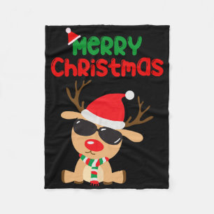 Cobertor De Velo Feliz Natal Reindeer Família Homens Xmas