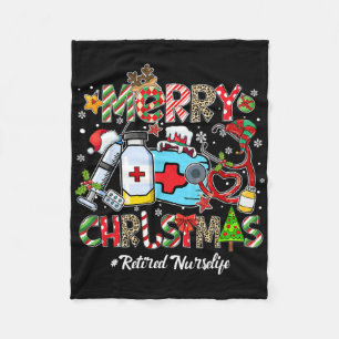 Cobertor De Velo Feliz Natal Vida de Enfermeira Aposentada Homens M