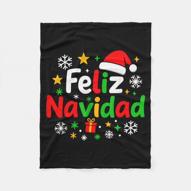 Cobertor De Velo Feliz Navidad Pajamas Shirt, Cute Spanish Mexican  (Frente)