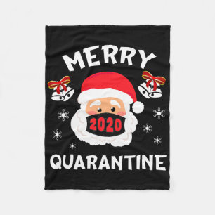 Cobertor De Velo Feliz Quarentena Natal Papais noeis Engraçados Paj