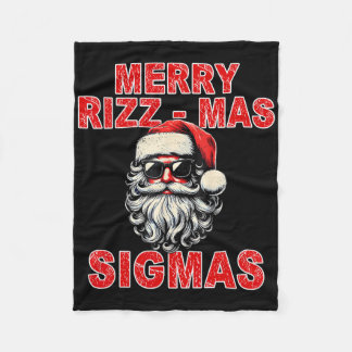 Cobertor De Velo Feliz Rizz Natal Sigmas - Rosto de Papai Noel Lega