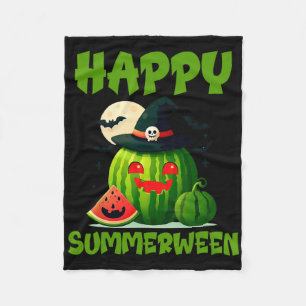 Cobertor De Velo Feliz Summerween Melão de Abóbora do Verão